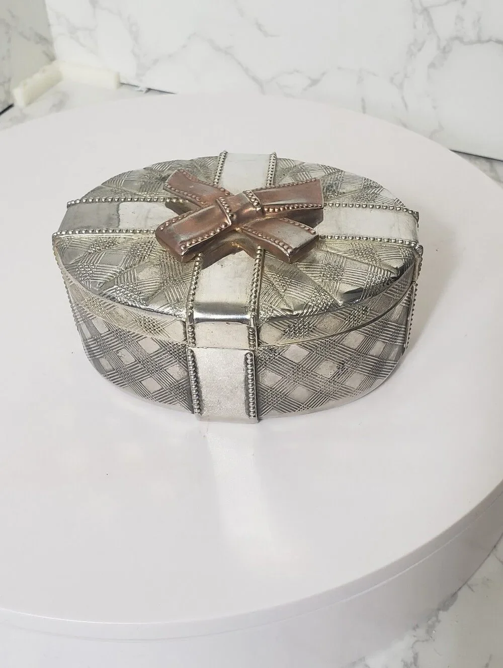 GODINGER SILVER ART CO. Silver-Plated Trinket Box
